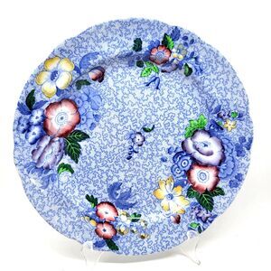 Spode Copeland "Wild Flower" 10 1/2" Dinner Plate READ DESCRIPTION